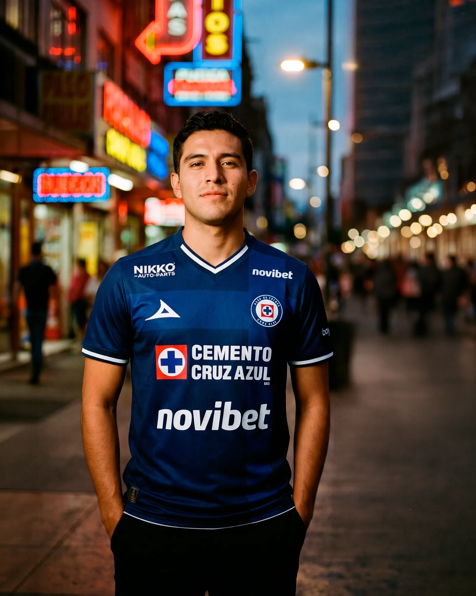 Aficionado con jersey de la temporada 26/27